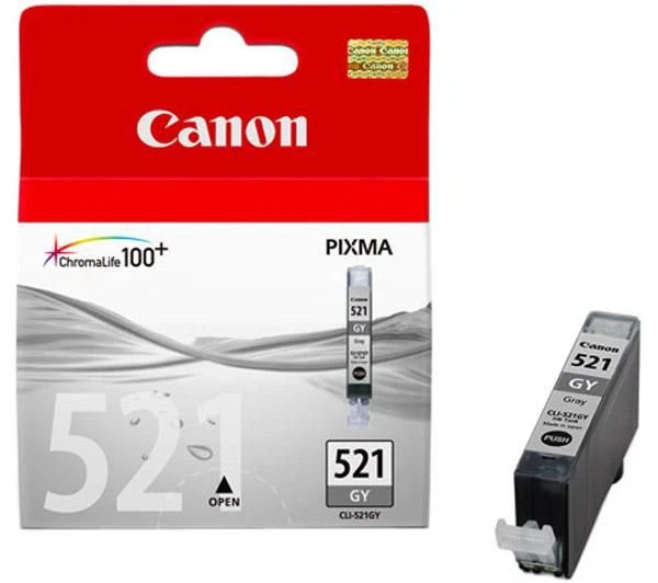 Canon CLI-521 Grey Ink Cartridge - Image 1 of 1