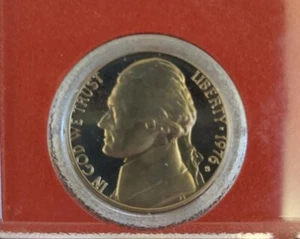 1976 s proof Jefferson nickel UNC BU Uncirculated - Picture 1 of 2