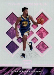 2018-19 Panini Status Rookie Credentials #17 Jacob Evans III