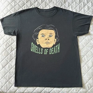 T-Shirt Smells of Death schwarz Severin Filme Zombie Horror Film Größe L - Bild 1 von 5