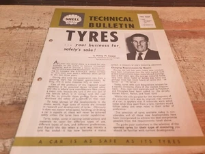 May June 1971 SHELL TECHNICAL BULLETIN - Tyres & Renault 12 - Foto 1 di 3