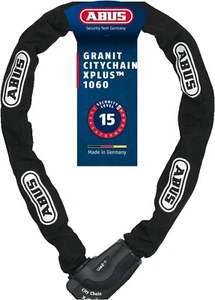 ABUS Kettenschloss Granit CityChain XPlus 1060 – Fahrradschloss aus gehärtetem - Bild 1 von 12