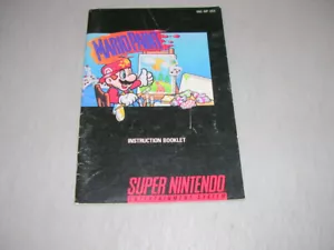 Mario Paint (Super Nintendo SNES) Original Instruction Manual - Picture 1 of 2