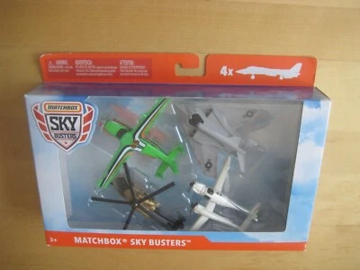LOCKHEED Matchbox SkyBusters 4 Pack of Diecast Airplanes MATTEL F-117 Night Hawk - Image 1 of 4