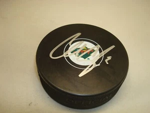 Charlie Coyle Signed Minnesota Wild Hockey Puck Autographed 1A - Picture 1 of 2