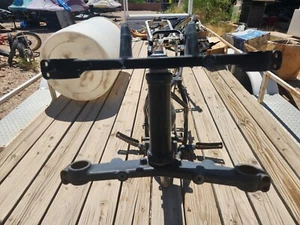 1984 1985 KAWASAKI TECATE OEM TRIPLE CLAMPS - Picture 1 of 2