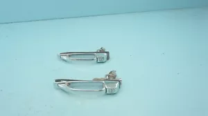 72--85 MERCEDES--BENZ 450SL 380SL R107, EXTERIOR CHROME DOOR HANDLE PAIR no key - Picture 1 of 24