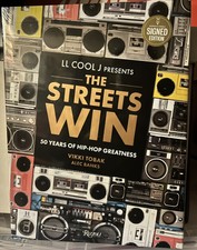 LL Cool J Presents The Streets Win: 50 Years of Hip-Hop Greatness Book Autograph