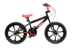 Clavijas de acrobacias para bicicleta BMX estilo libre XN-3-18" rueda magnética negra roja niños - Imagen 1 de 1
