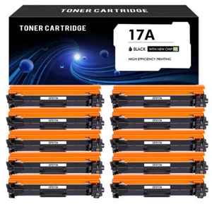 Tóner 10PK negro CF217A para HP 17A LaserJet Pro M102w M102a MFP M130nw M130fn - Imagen 1 de 8