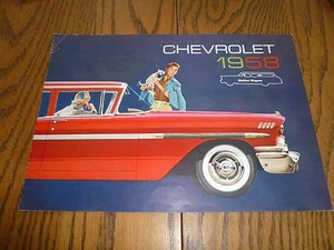 1958 Chevrolet Station Wagons Sales Brochure - Vintage - Picture 1 of 5