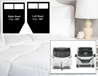 BEDTIME COMFORTS LTD CARAVAN / MOTOR HOME QUILTED CORNER CUT Fitted Mattress TOPPER (BOX SKIRT) LH 54