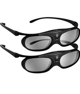 144Hz Rechargeable 3D Active Shutter Glasses for All DLP-Link 3D Projectors BenQ - Picture 1 of 8