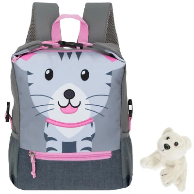 Kinderrucksack Rucksack für Mädchen Tasche Fabrizio Recycling 20643 Katze +e - Bild 1 von 4