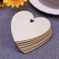 Heart Shaped Wooden Hanging Ornaments for Wedding Valentines Day DIY Wood Crafts