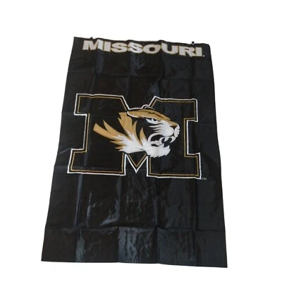 Missouri Mizzou Tigers Oversize Embroidered Garden Flag/Banner  2-Sided  44 x 28 - Image 1 of 4