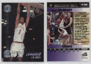 1997 Press Pass Double Threat Silver Tracy McGrady #9 Rookie RC HOF