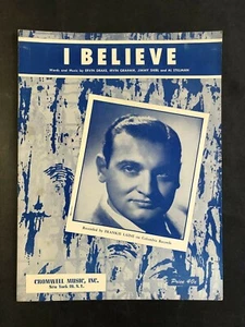 I Believe 1953 Vintage Sheet Music - Frankie Laine - Picture 1 of 2