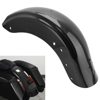 Carbon Fiber Rear Fender For Harley Street Glide Road Glide Ultra Limited FLTRU Foto 1 de 4