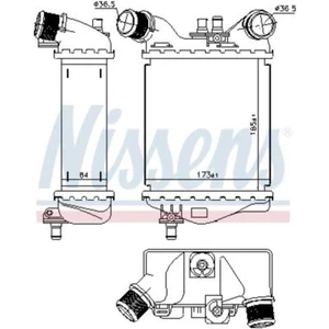 Ladeluftkühler luftgekühlt Aluminium für Fiat 500/595/695 500C/595C/695C - Bild 1 von 1