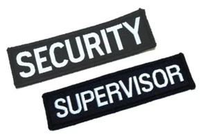 Woven Identification Badges Security / Supervisor - Picture 1 of 5