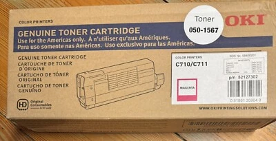 NEW Genuine OKI Data C710 C711 Magenta Toner Cartridge - Image 1 of 4