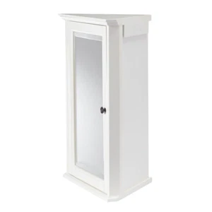Corner Wall Medicine Cabinet Surface-Mount 20 in. W x 27 in. H Ivory Home Decor - Picture 1 of 3