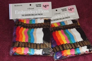 Iris 6 Strand Embroidery Floss - 2 packs 36 Skeins Each - Picture 1 of 3