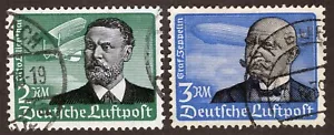 Alemania Sc C55-C56 Negro Azul Grn 3m 1934 Negro CDS Cancelar - Imagen 1 de 1