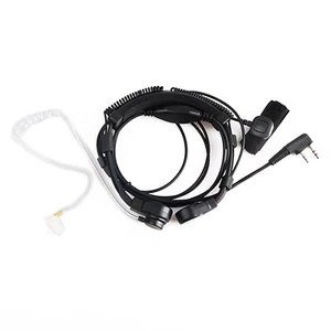 Adjustable Throat Mic Earpiece Headset For Baofeng UV5R 888S UV82 UV-B6 UV8D G - Photo 1/10