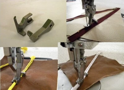 ZOJE Keder Fuß Reißverschlüß für 2fach Nähmaschine z.b. 0302CX U192B + U193SG