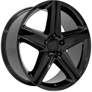 Gloss Black Wheel 20x9 for 1999-2023 Jeep Grand Cherokee - RVO0364 - Picture 1 of 3