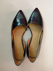 Scarpe basse Naturalizer Tamara a punta blu navy da donna taglia 9M usate in ottime condizioni - Foto 1 di 8