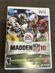 Madden NFL 10 Nintendo Wii, 2009 Complete w/ Manual Tested Free Shipping - Picture 1 of 7