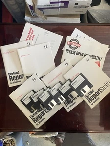 VINTAGE Borland ReportSmith per Windows 2.0 1993 software RARO - Foto 1 di 11