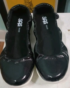 SAS Damen-Ballerinas Slipper Schuhe Radiant Carbon schwarz 10,5 W flache Schuhe HERGESTELLT IN USA - Bild 1 von 23
