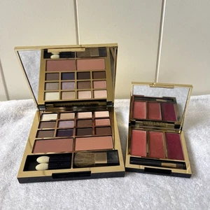 ESTEE LAUDER vintage Pure Color 3 Lip Gloss Eye & Face Palette 12 Eye Shadow - Picture 1 of 6