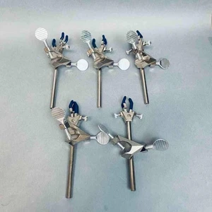 Fisher Scientific Castaloy Three Prong Extension Clamp w/ Talon 6.5 in. Set of 5 - Picture 1 of 6