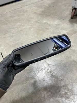 09-20 Nissan 370Z Coupe Z34 Interior Rear View Mirror W/Home Link (Black) OEM - Image 1 of 4