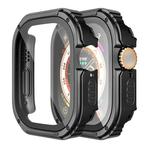 2er Pack Rugged Case Kompatibel für Apple Watch Ultra/Ultra2 49mm mit Tempered... - Bild 1 von 7