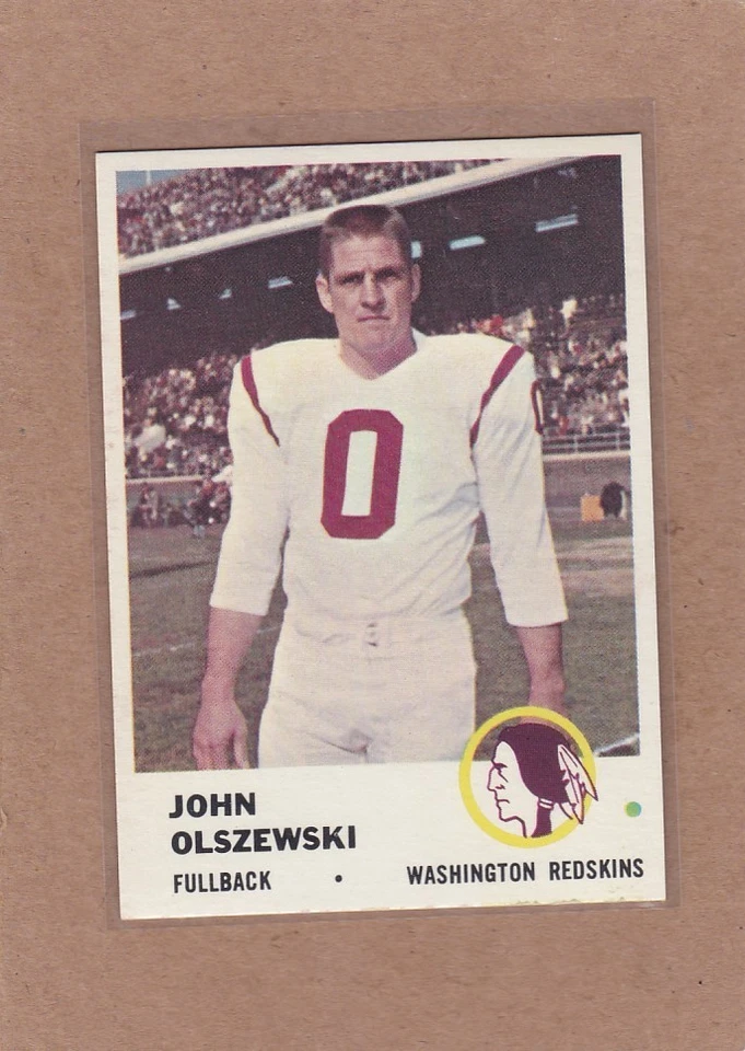 1961 FLEER FOOTBALL JOHN OLSZEWSKI #110 REDSKINS NM *A40646 - Image 1 of 1