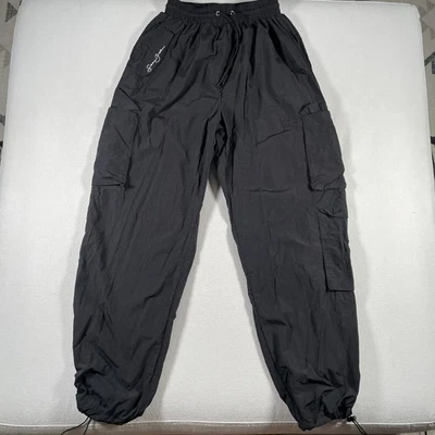 Calça Sean John X Missguided Feminina 6 Preta Cargo Joggers Cordão de Nylon - Imagem 1 de 4