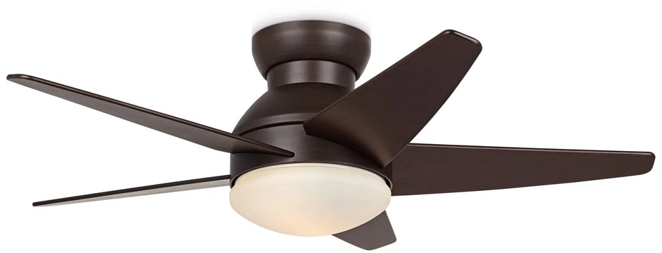 44" Casablanca Isotope Cocoa LED Hugger Ceiling Fan with Wall Control - Image 1 of 1
