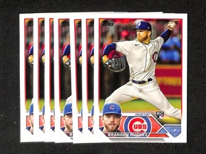 Lotto 7 carte Rookie 2023 Topps #97 Brandon Hughes Chicago Cubs - Foto 1 di 1