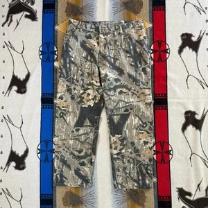 Vintage 90s Cabela’s Mossy Oak Break Up Camo Camouflage Jeans Size 36x30 - Picture 1 of 11