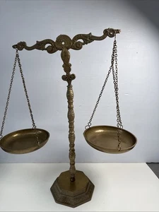 Vintage Brass Balancing Scales Large - Bild 1 von 20