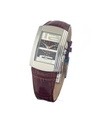 Chronotech Chronograph Date Wristwatch Women Brown Watches - Image 1 of 2