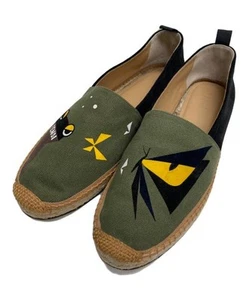 FENDI Monster Espadrilles Khaki x Black - Picture 1 of 10