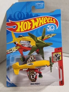 2018 Hot Wheels HW Daredevils 50 Years - MAD PROPZ - Airplane - 4/5 - FRR91 - Picture 1 of 12