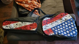 ChromaCast USA Flag Graphic Guitar Soft Case, Padded Gig Bag 50" - Picture 1 of 5
